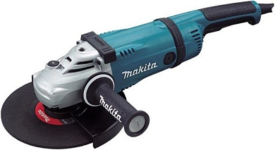 Угловая шлифмашина GA 9040 SFK ( 2600 Вт, круг 230х22 мм, пл. пуск, чем.) MAKITA