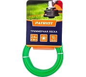 Леска (косильная струна) Starline звезда Ø 2,4 мм / 12м (карт. подвес) PATRIOT