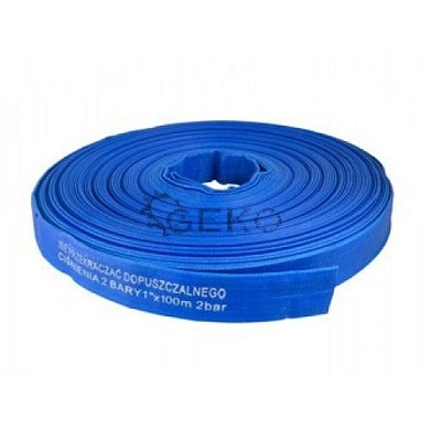Шланг (рукав напорный) ПВХ 1" 100м 2bar (синий)(G70008) GEKO