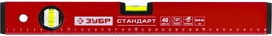 Уровень "СТАНДАРТ" коробчатый, 2 противоударные ампулы, 40см (34588-040) ЗУБР