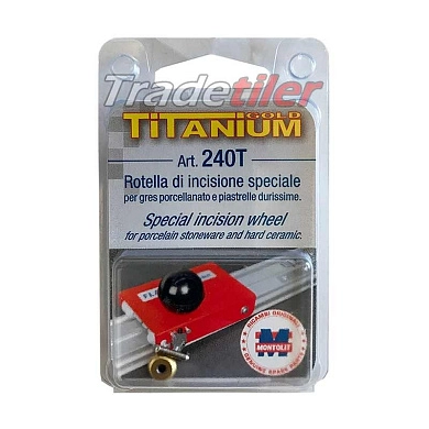 Колесо режущее для плиткореза FLASH LINE EVO "TITANIUM" (240T) MONTOLIT