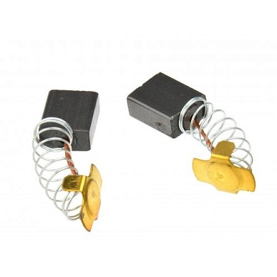 Комплект угольных щеток 8х14x17мм пружина, пятак-уши + для УШМ 230мм. (2шт.)(G00481) GEKO