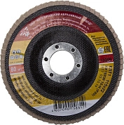 Круг лепестковый 115х22.23 мм для металла, Р80, тип КЛТ1 (36563-115-80) ОАО "БАЗ"