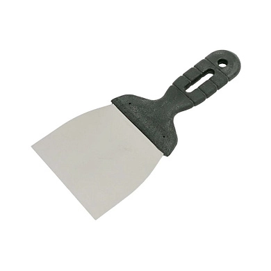 Шпатель нерж. 100 мм, пласт. рук. РБ