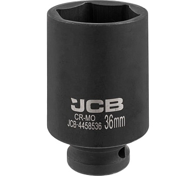 Головка ударн. 1/2", 36мм, L=78 мм, 6гр., глубокая (JCB-4458536) JCB