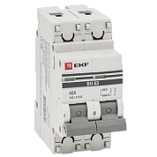 Выключатель нагрузки ВН-63 (400В 2Р 40А 45кА) SL63-2-40-pro EKF PROxima