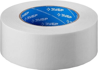 Лента клеящая водозащитная армированная, универ. 48мм/45м, белая "Профессионал" (12092-50-50) ЗУБР