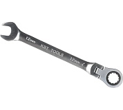 Ключ комбинированный трещоточный 12мм с шарниром (79194) КВТ