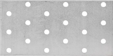 Пластина соединительная ПС-2.0, 60х120х2мм, цинк (310256-060-120) ЗУБР