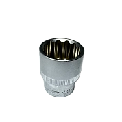 Головка торцевая 3/8" 12гр. 17мм L30мм CrV (HD-38120) H-D