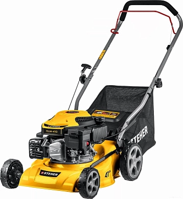 Газонокосилка бензиновая GLM-410, 410 мм, 3.5 л.с. STEHER