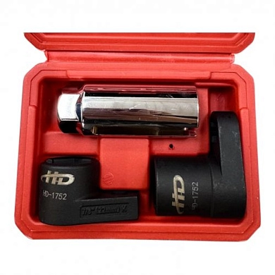 Набор головок 1/2", 22 мм, для откручив. кислор. датчиков (лямбда-зонд), 3 пр. (HD-1752) H-D