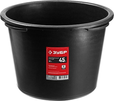 Емкость для смешивания черная круглая 45л (06095-45_z02) ЗУБР