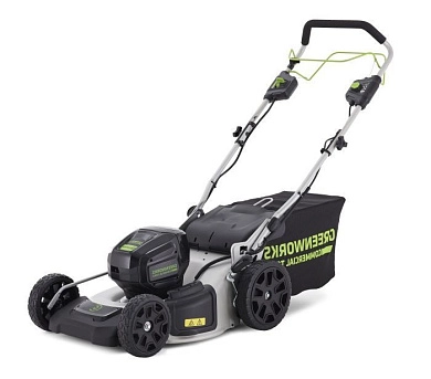 Газонокосилка электр. GLM1232 (1.2кВт, выс. 20-60мм, шир. 33см, травосб. 30л, вес 9.4 кг) GreenWorks