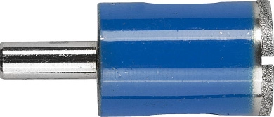 Сверло алмазное трубч. 22мм, зерно Р100, керам., кафель, стекло, чистый рез "ПРОФИ" (29860-22) ЗУБР