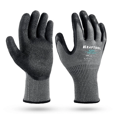 Перчатки с кевларовой нитью для защиты от порезов, XL (10) "CUT PROTECT" (11245-XL) KRAFTOOL