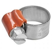 Хомут 8-12/9,7 мм, червячный, усиленный, W1 (оцинкованный) 1 шт. AIRLINE