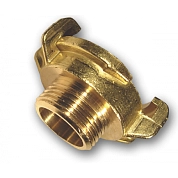 Соединитель байонетный с наружной резьбой  1/2" GEKA PLUS, латунь (GK110A) BRADAS