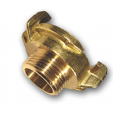 Соединитель байонетный с наружной резьбой  1/2" GEKA PLUS, латунь (GK110A) BRADAS