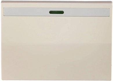 Выключатель СВЕТОЗАР "ЭФФЕКТ" проходной, с эффектом свечения, одноклавишный, без вставки  SV-54438-B