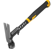 Молоток 450 гр, цельнокованный, с магнитом, обрез. рукоятка (10468) DENZEL