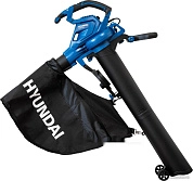 Воздуходувка электр. HYUNDAI HYBV 31E (3.0кВт, макс.поток 320 км/ч, мусосборник 45л)