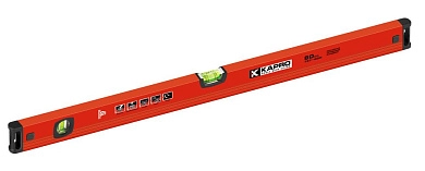 Уровень строительный магнитный 80см, (0,5мм/м, 2 колбы, 516г/м), быт., (787-40-80M) KAPRO