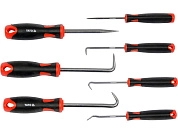 Крюки с рукояткой, 7пр., 40Cr (YT-08425) YATO