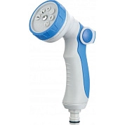 Пистолет-распылитель для полива регулируемый 8 функций Plastic, TPR coated (HD-G1318) H-D