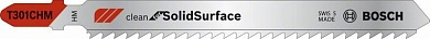 Пилка лобзиковая T 301 CHM Clean for Plastic Composites, 3шт. (2 608 667 450) BOSCH