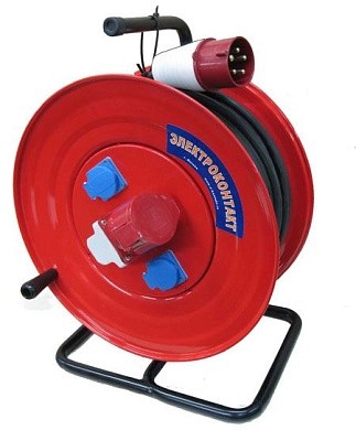 Удлинитель на катушке 30м (КГ 5x2,5мм2, 3 р., 32А, 220/380В, мет. кат)