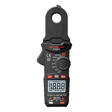 Токовые клещи цифровые КТ 200D серия PROLINE (101563) КВТ