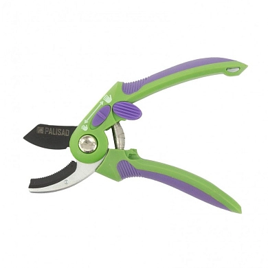 Секатор с наковальней, 215 мм, регулировка захвата, двухкомпонентные рукоятки (60486) PALISAD