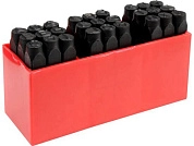 Набор клейм буквы 8мм, 27пр., латиница (YT-6863) YATO