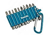 Набор бит, 10пр. (в холдере с карабином)(D-65028) MAKITA