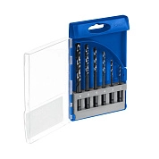 Набор сверл по металлу 2.0-8.0 мм, HSS, 6шт., хвост. НЕХ 1/4", класс A1 (29623-H6_z02) ЗУБР