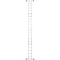 Лестница-трансформер алюм. шарнирная NV2320 (4х5 ступ. 269/556см, 14.6кг) Новая Высота фото3