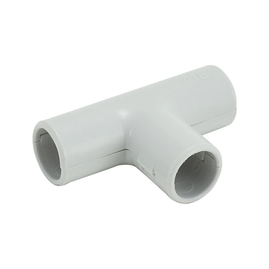 Тройник разборный для трубы  16мм АБС-пластик (50шт/уп) АТ-50316-050 ETP