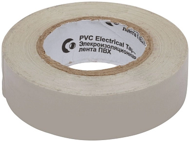 Изолента ПВХ, 19мм/20м, белая (F_11030) ROLLIX