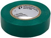 Изолента ПВХ, 19мм/20м, зеленая (F_11034) ROLLIX