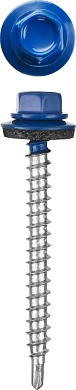 Саморез кровельный для дер. обр. Ø 51x4.8мм RAL 5005 синий 1200шт. (30300-48-051-5005) STAYER