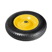 Колесо пневматическое 4.80/4.00-8 380мм, подш. внут. 20мм, длина оси 90мм (68948) PALISAD