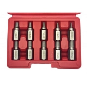 Экстракторы для шпилек 1/8"-13/32", набор 10пр., 42CrMo (HD-05890) H-D