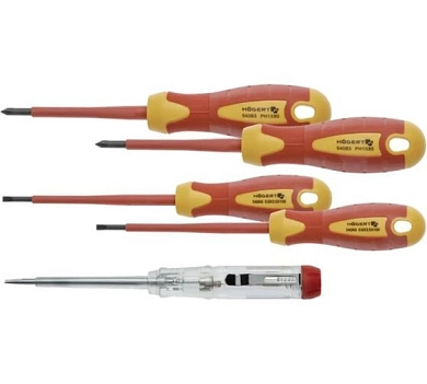 Набор отверток диэлектрических TECHNIK 1000, 6 пр. (HT1S994) HOEGERT