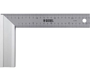 Угольник столярный 250 мм, нерж. сталь, градуировка, алюминиевое основание (32396) Denzel