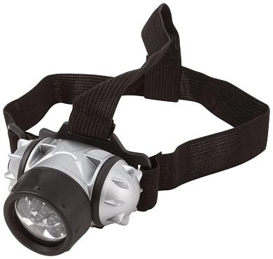 Фонарик с креплением на голову, ударопрочный, светодиодный, 7 LED  (3 ААА батарейки)(F_67743) FIT