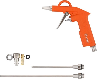 Пистолет продувочный с тремя сменными насадками: 20, 110, 190 мм (E-10ANEL) ELAND