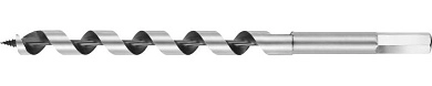 Сверло по дереву, спираль Левиса, HEX хвостовик, 29465-235-14, d=14х235мм (29465-235-14) URAGAN