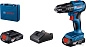 Дрель-шуруповерт ударная аккум. GSB 185-LI (18.0 В,2акк. х 2.0А/ч, 50 Нм, кейс)(0 601 9K3 100) BOSCH фото2