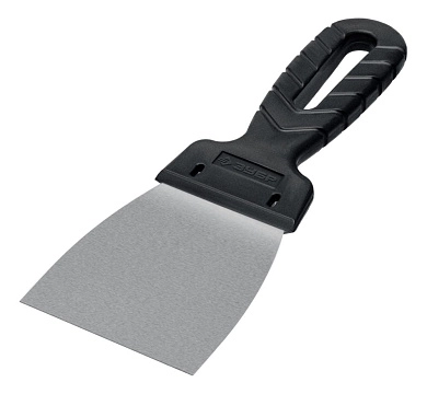 Шпатель нерж. 80 мм, пласт. рук. "МАСТЕР" (10077-08) ЗУБР